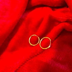 18m Stainless Steel Hoop Earrings